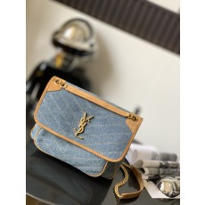 세인트로랑 YSL 니키 미디움 트위드백 (28cm)