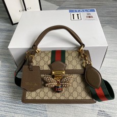 구찌 GUCCI 퀸 마가렛 스몰 GG 탑 핸들백