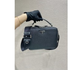 프라다 PRADA Brique Saffiano 크로스 백