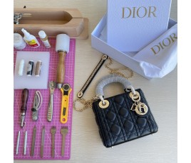 디올 DIOR 레이디 D-조이 토트 백